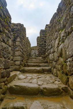 Yağmurlu gün Macchu Picchu, Peru