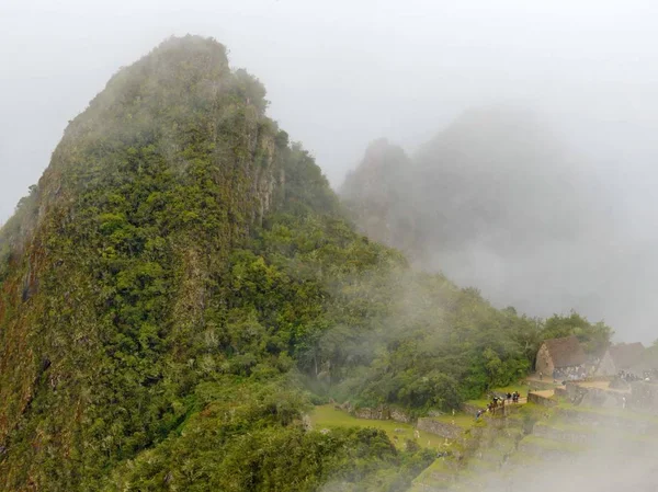 Regnig Dag Macchu Picchu Peru — Stockfoto