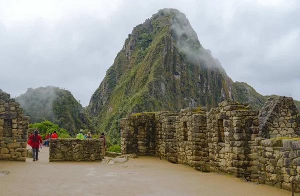 Regentag Macchu Picchu Peru — Stockfoto