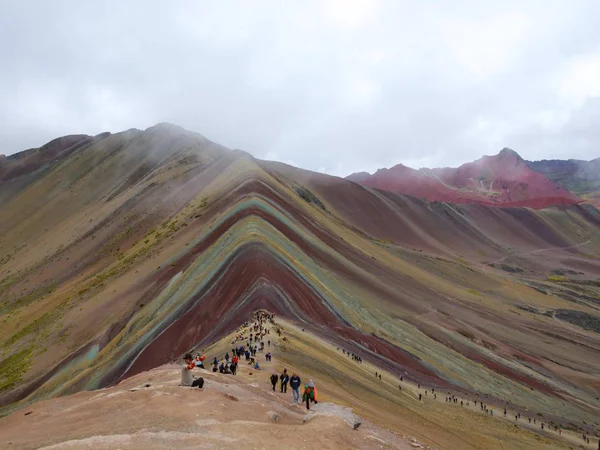 Rainbow Mountain Ausangate Peru — Stock Photo, Image