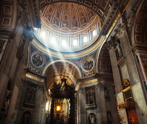 Kathedrale Von Peter Petersbasilika Vaticano Italien Rom — Stockfoto