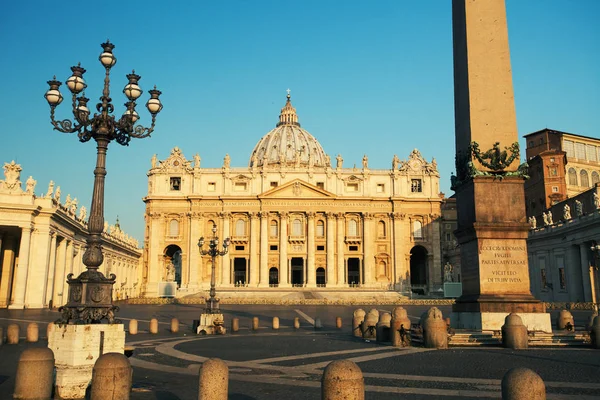 Catedral Peters Basílica São Pedro Vaticano Itália Roma — Fotografia de Stock