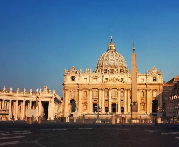 Cathedral Peters Peter Basilica Vaticano Italy Rome — Stock Photo, Image