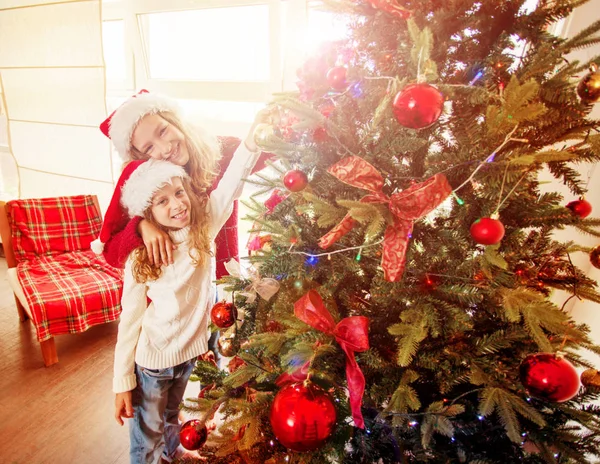 Children decoration christmas tree — Stock Photo, Image