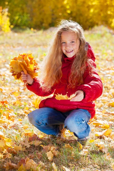 Chica en otoño — Foto de Stock