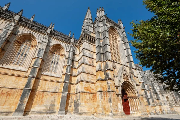 Weergave Van Het Klooster Santa Maria Vitoria Batalha Centraal Portugal — Stockfoto