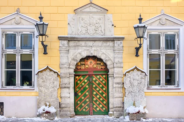 Dom Bractwa Czarnogłowych. Tallinn, Estonia — Zdjęcie stockowe