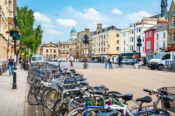 Broad Sokağı. Oxford, İngiltere — Stok fotoğraf