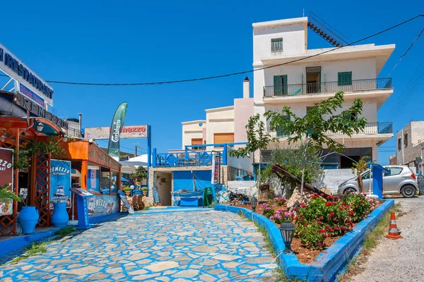 Street at Sissi. Crete, Grecce — Stock Photo, Image