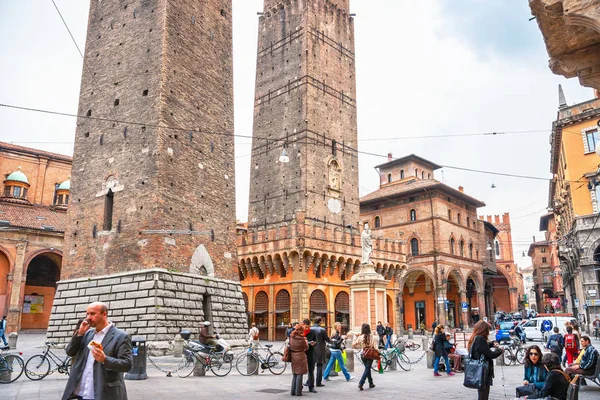 Dos torres. Bolonia, Italia — Foto de Stock