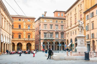 Via Galvani. Bologna, İtalya