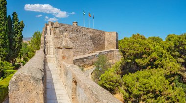 Gibralfaro Kalesi. Malaga, Endülüs, İspanya