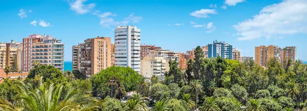 Malaga cityscape. Andalusia, İspanya — Stok fotoğraf
