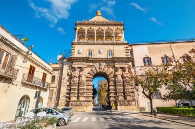 Porta Nuova. Palermo, Sicilya, İtalya