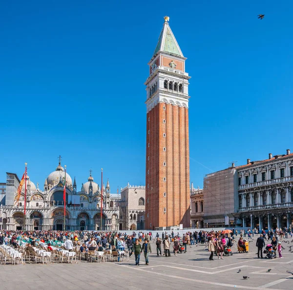 St. Marks Meydanı. Venedik, İtalya — Stok fotoğraf