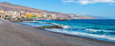 Candelaria plajı. Tenerife, Kanarya Adaları, İspanya