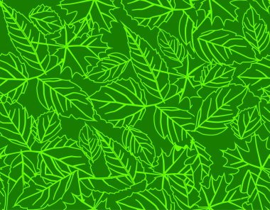 ağaçların yaprakları oluşan süsleme