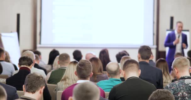 Business People Seminar Konferenz Tagungsbüro Schulungskonzept — Stockvideo