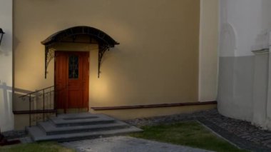 Karetnaya Fuar birlikte Medveščak Arkeoloji Müzesi ve Minsk Conca müze müze kompleksi eski Bernardine manastır topraklarında parçası olan. Minsk, Beyaz Rusya.