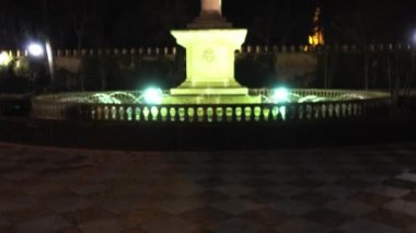 Murillo bahçeleri, Andalusia, Seville Christopher Columbus anıt (2014).