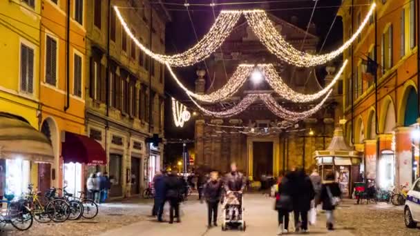 Timelapse Church Chiesa Del Voto Votive Church Modena Baroque Style — Stock Video