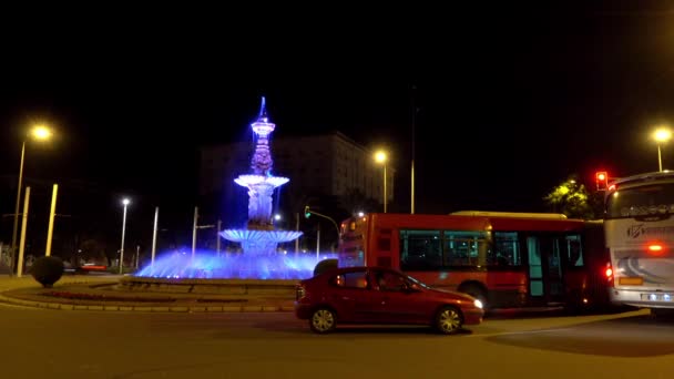 Fountain Four Seasons Don Juan Square Austria Located What Site — Stock Video