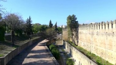 Alcazar de los Reyes Cristianos (Hıristiyan hükümdarlar Kalesi) Cordoba, Endülüs, İspanya. Isabella birincil konutlar biri olarak ben Kastilya ve Aragon Ferdinand II hizmet kale.