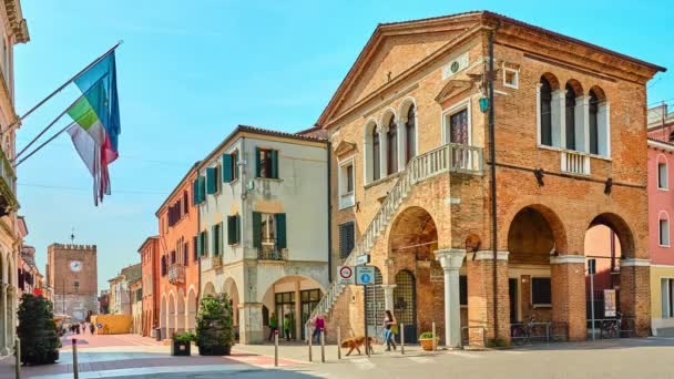 Mestre Italy April 2018 Provvederia Torre Belfredo Mestre Venice Italy — Stock Video