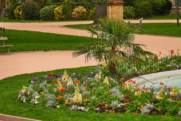 Grand Rond Boulingrin Est Jardin Public Situé Toulouse France Diamètre — Photo