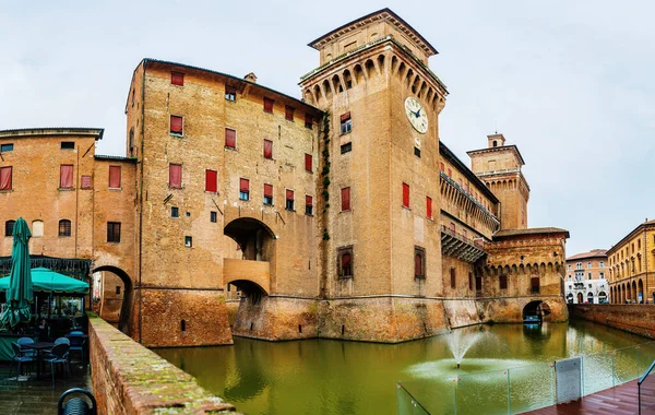 Kasteel Este Castello San Michele Estense Een Middeleeuws Kasteel Het — Stockfoto