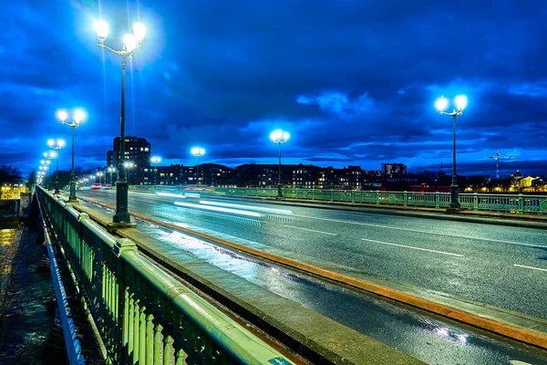 Katalán Híd Amidonniers Bridge Toulouse Franciaország Híd Átkelés Garonne Folyó — Stock Fotó