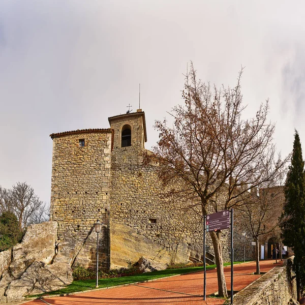 Guaita Fortress Oldest Three Towers Constructed Monte Titano City San — Stock Photo, Image