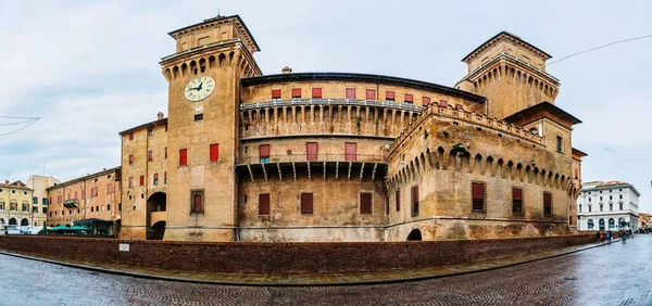 Zamek Este Lub Castello San Michele Estense Średniowieczny Zamek Zacumowany — Zdjęcie stockowe