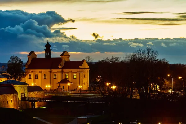 Zamosc Taki Catherine Kilisesi Polonya Nın Eski Zamosc Kasabasındaki Barok — Stok fotoğraf