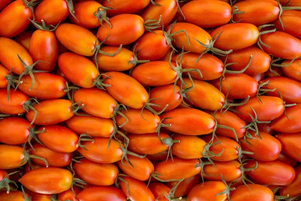 成熟美味西红柿的背景特写 — 图库照片