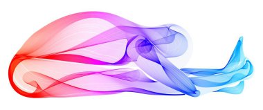 Soyut insan silueti, oturma yoga poz, asana, parlak, c