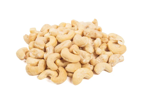 Pile Cashew Isolated White Background Stock Picture