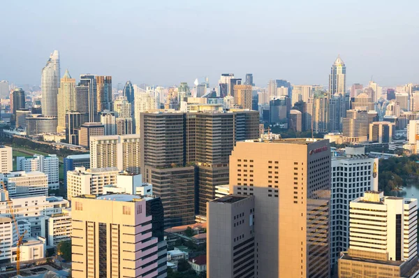 Bangkok Thailandia Gennaio 2017 Vista Dall Alto Dei Grattacieli Bangkok — Foto Stock