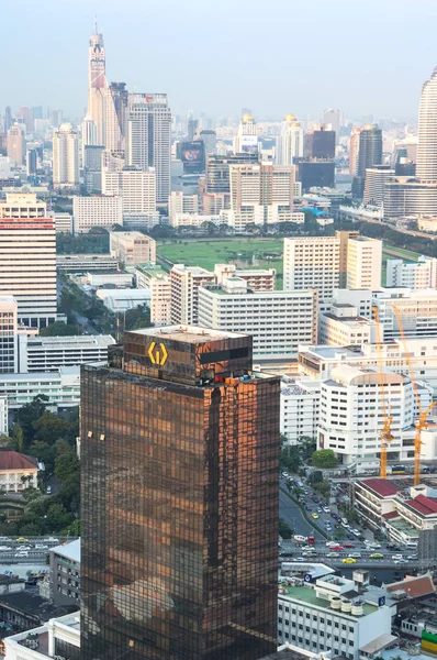 Bangkok Thailand January 2017 Top View Skyscrapers Bangkok Roof Bar — Stock Photo, Image