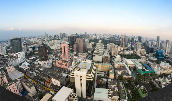 Bangkok Thailand January 2017 Top View Skyscrapers Bangkok Roof Bar — Stock Photo, Image