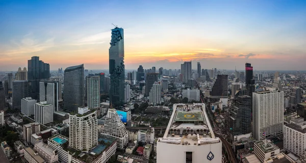 Bangkok Thailand January 2017 Top View Skyscrapers Bangkok Roof Bar — Stock Photo, Image