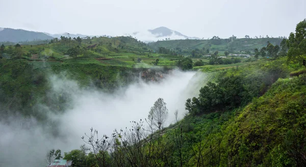 Vista Panorámica Isla Sumatra Temporada Lluvias Indonesia — Foto de Stock