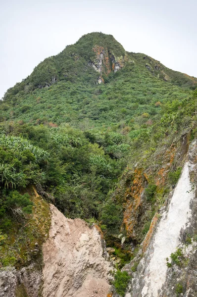 Pente Mont Sibayak Sur Île Sumatra Indonésie — Photo