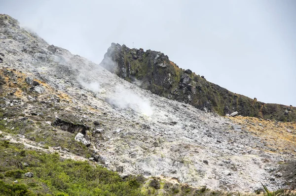 Sluttningen Mount Sibayak Sumatra Indonesien — Stockfoto