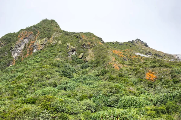 Sluttningen Mount Sibayak Sumatra Indonesien — Stockfoto