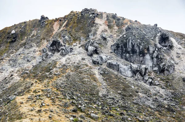 印度尼西亚苏门答腊 Sibayak 火山火山口 — 图库照片