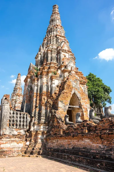 Utsikt Över Ruinerna Den Gamla Staden Ayutthaya Thailand — Stockfoto