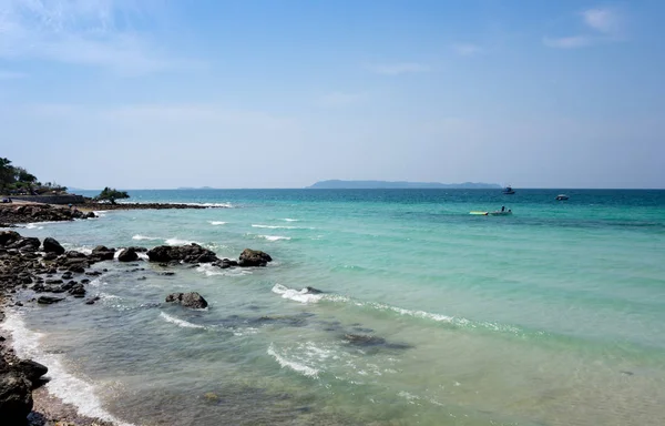 Ostrov Pláže Lan Thajském Zálivu Poblíž Pattaya Thajsko — Stock fotografie