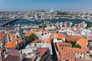 Panoramik Istanbul ve Haliç Galata Tower, Türkiye