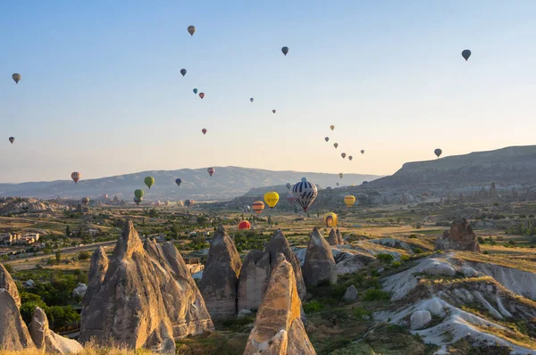 Goreme Turquía Junio 2015 Gran Atracción Turística Capadocia Vuelo Globo — Foto de Stock